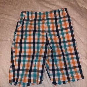 365 kids plaid shorts size 6